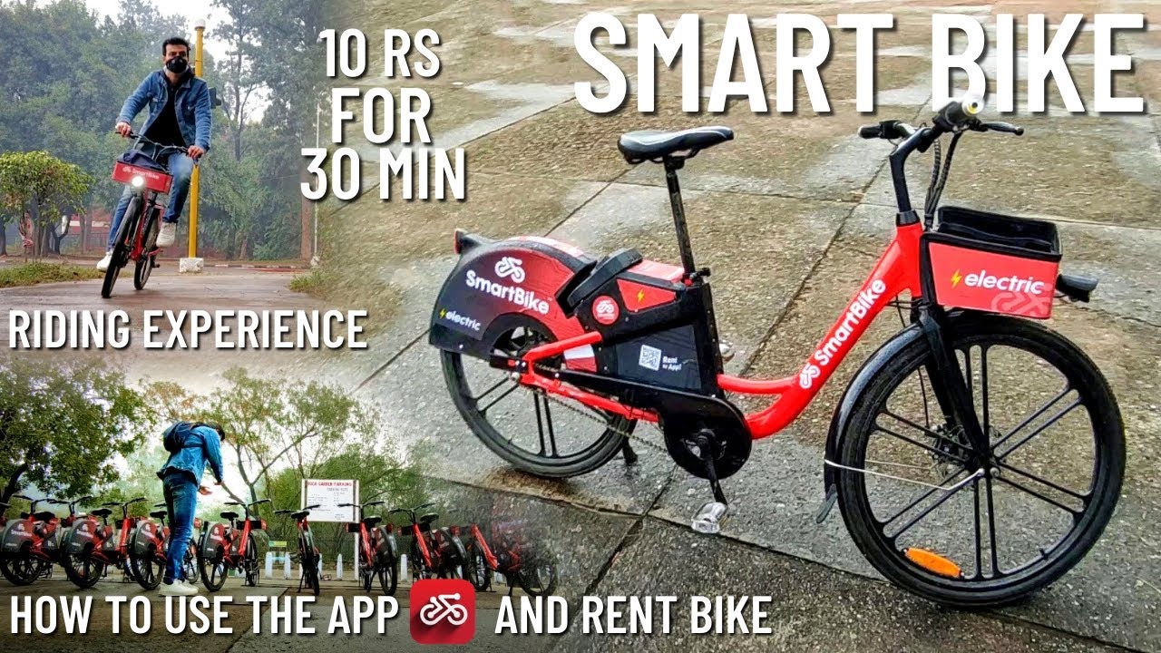 Electric Smart Bikes in Chandigarh | How To Use The App And Rent The Bike At Just 10 Rupee!