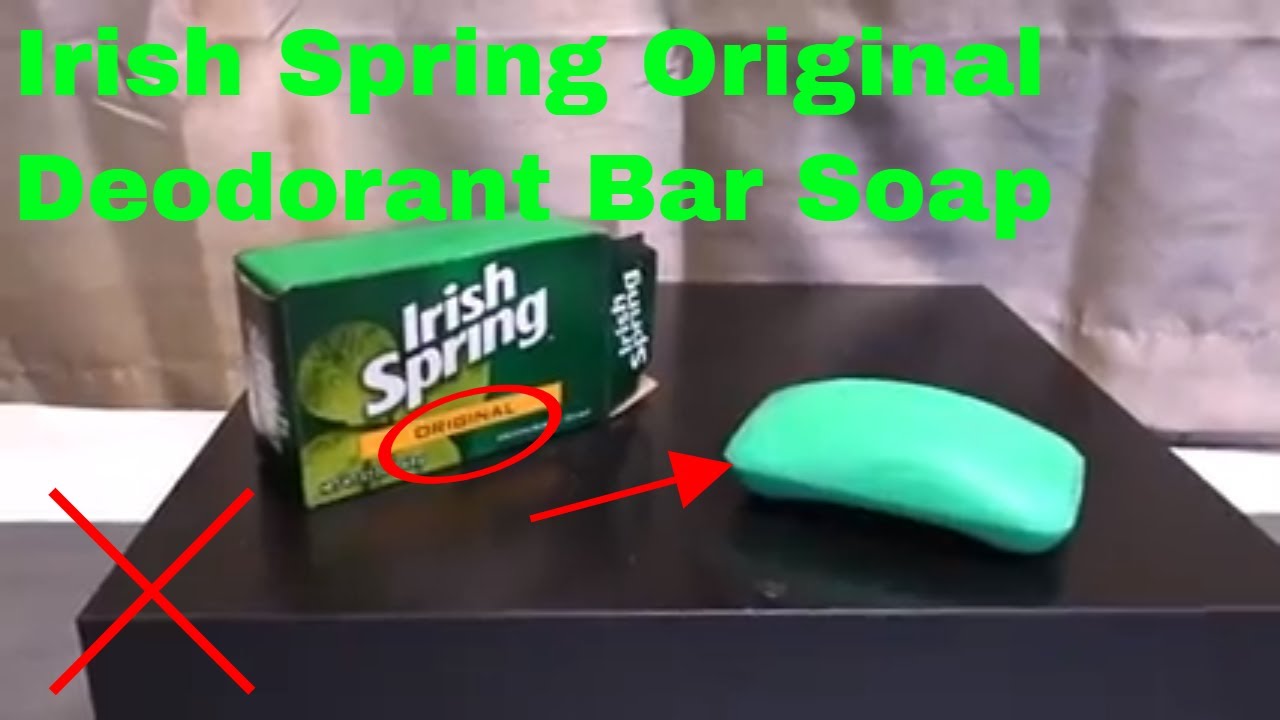 ✅  How To Use Irish Spring Original Deodorant Bar Soap Review