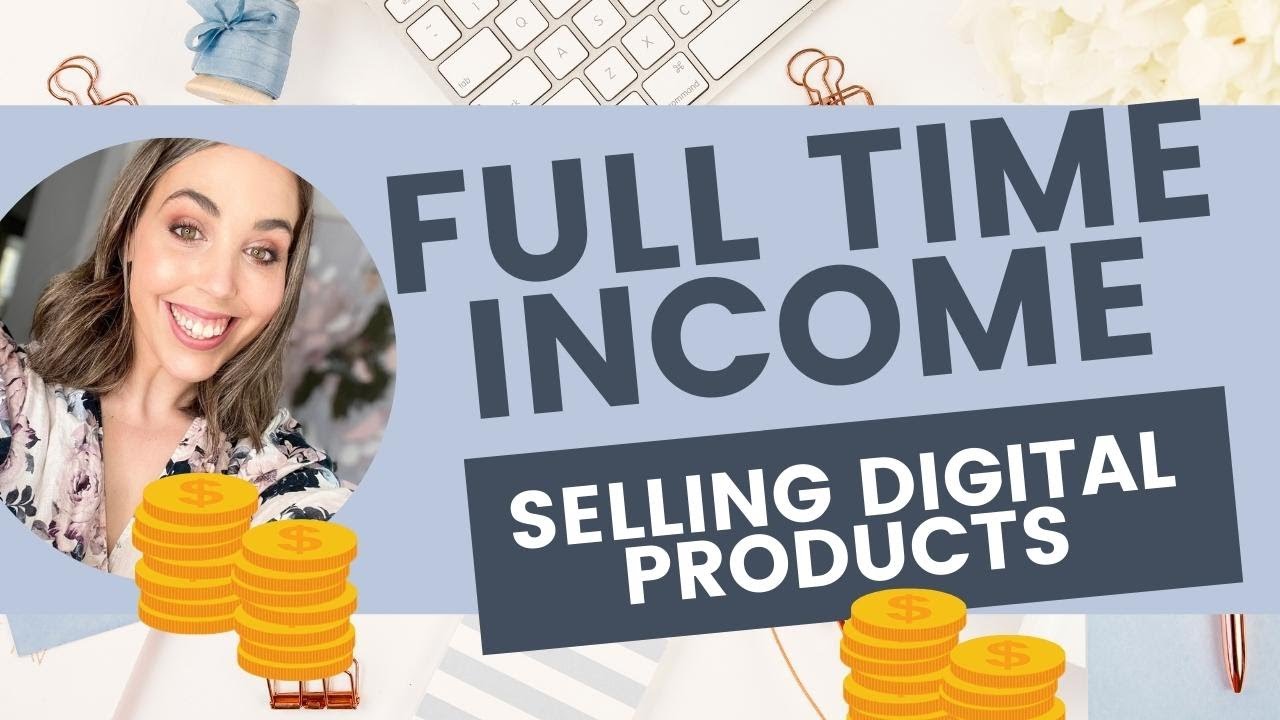Full-time income selling digital products on Etsy 💰 How to sell Canva templates & printables on Etsy