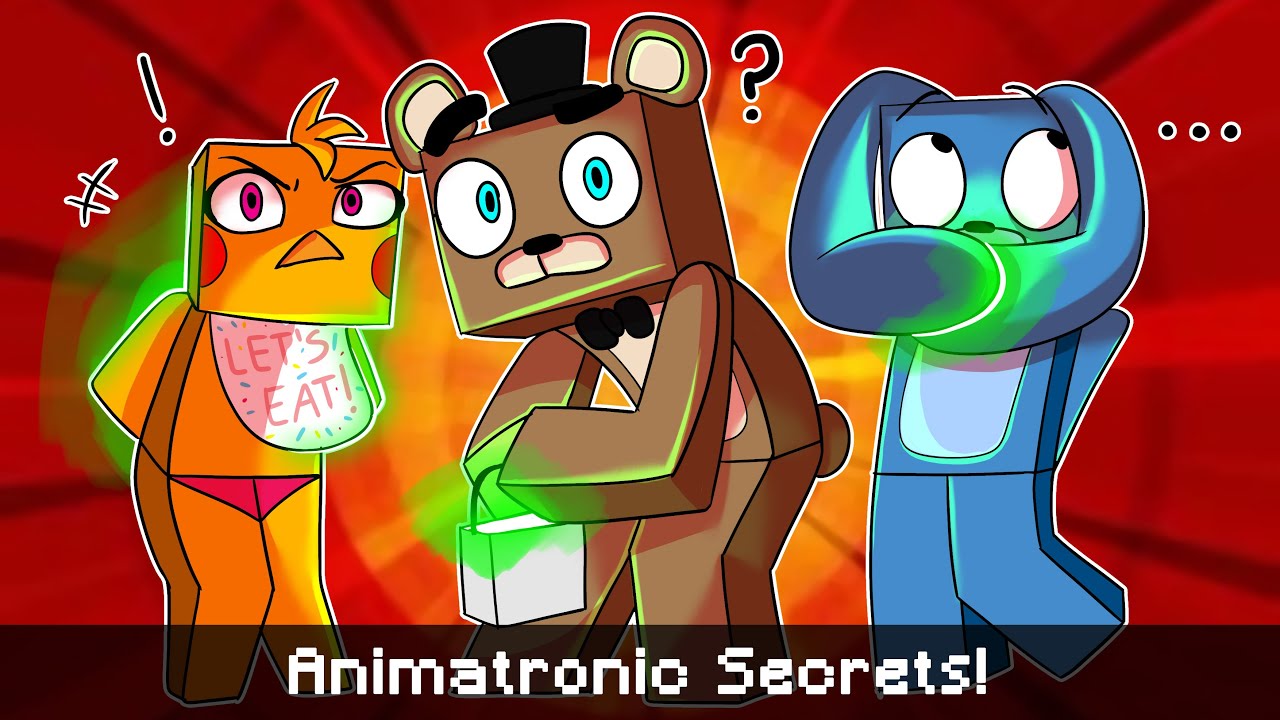The FNAF Animatronics SECRET LIVES! in Minecraft Fnaf SEASON 2!