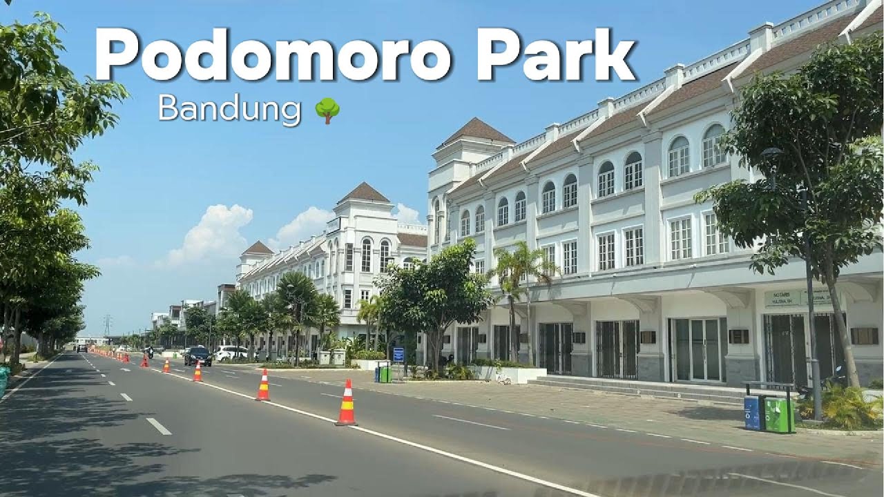 Jalan-Jalan ke Podomoro Park Bandung Buah Batu | Kawasan Hijau & Modern 🌿 Part 1/2