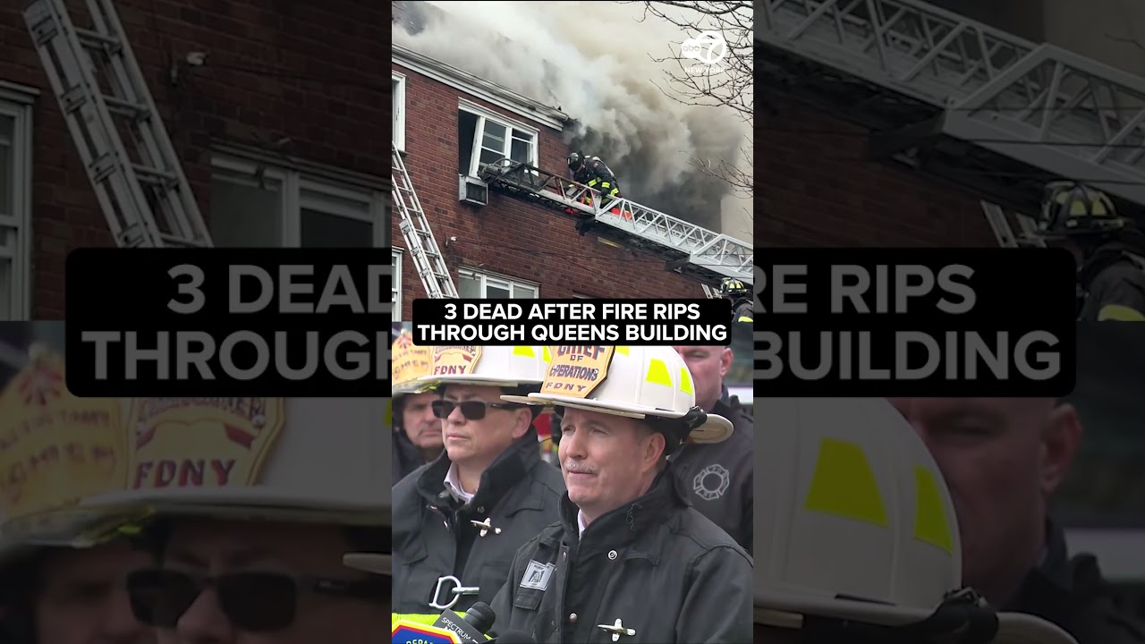 3 dead after fire rips through Queens building
