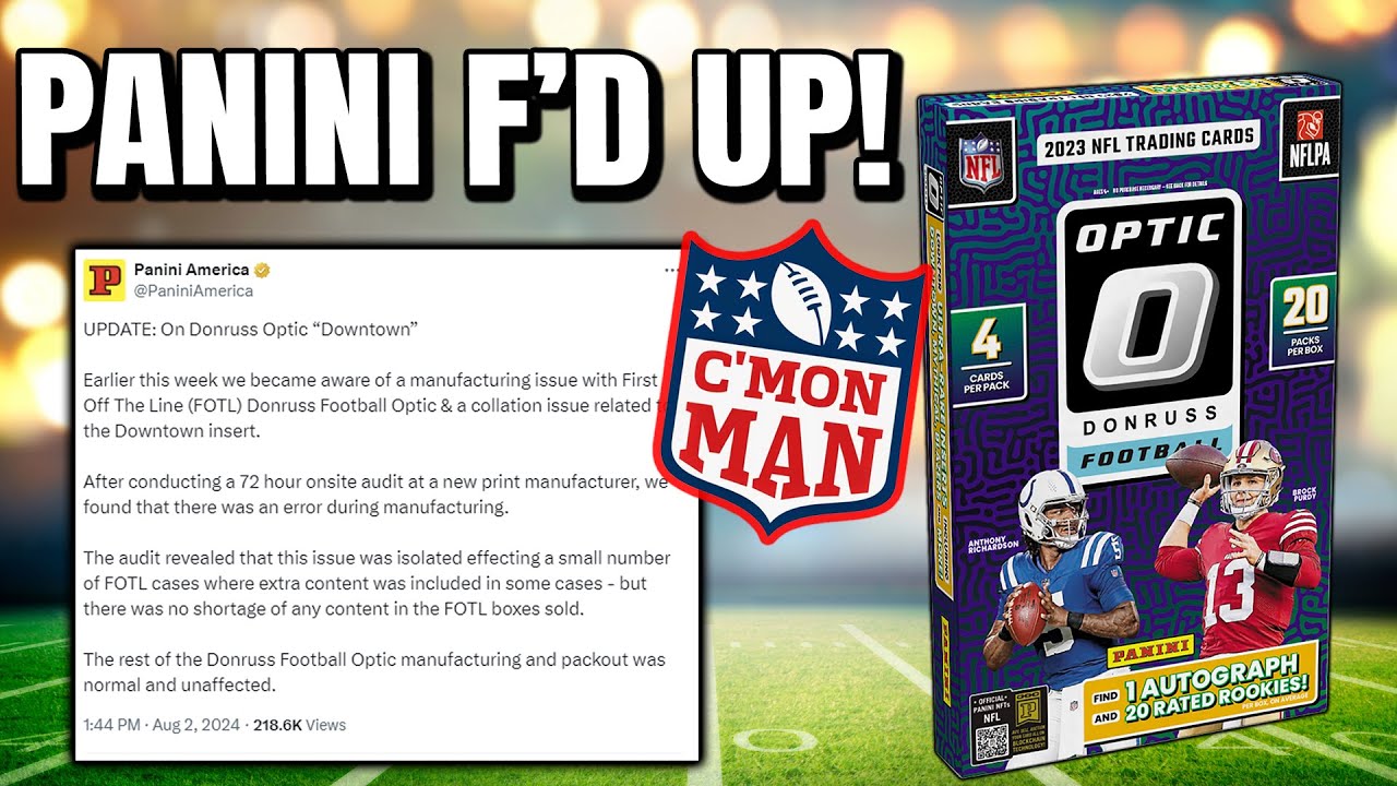 REACTING TO THE DOWNTOWN FIASCO.... | 2023 Optic NFL Hobby Box Review