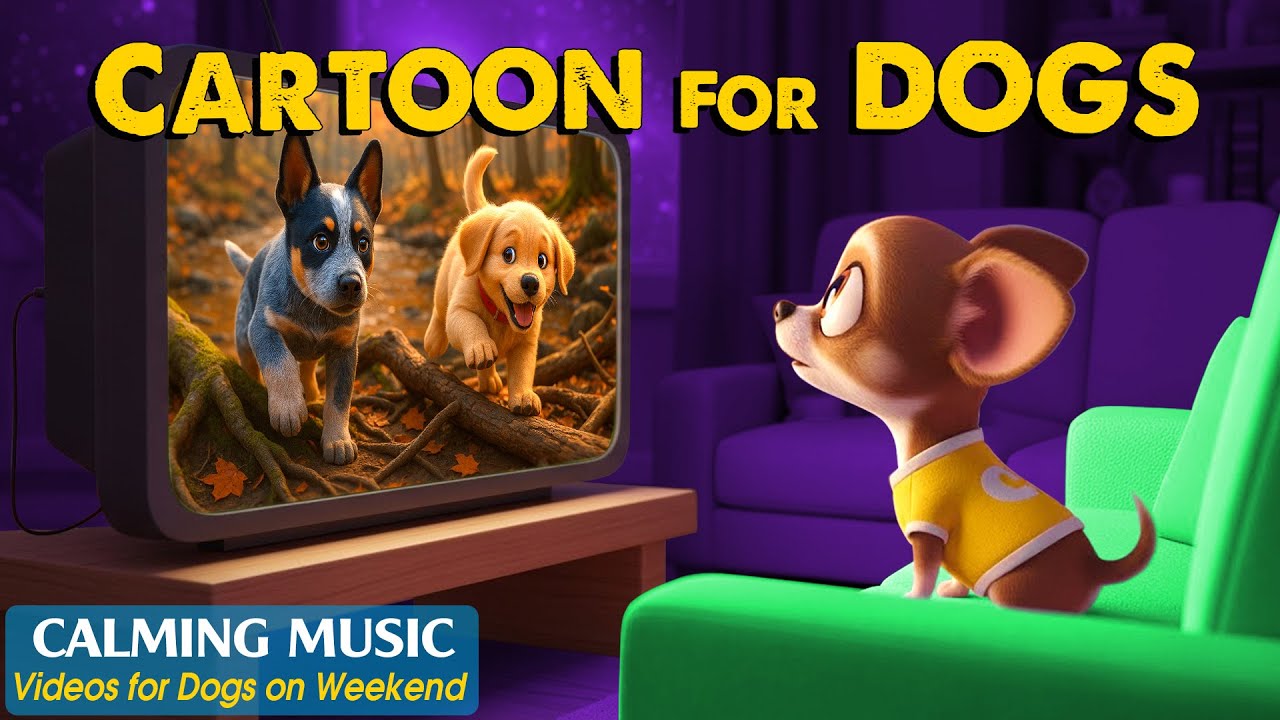 Dog Cartoon: Special Entertainment Videos for Dogs When Home Alone &ndash; Dog TV & Calming Music for Dogs