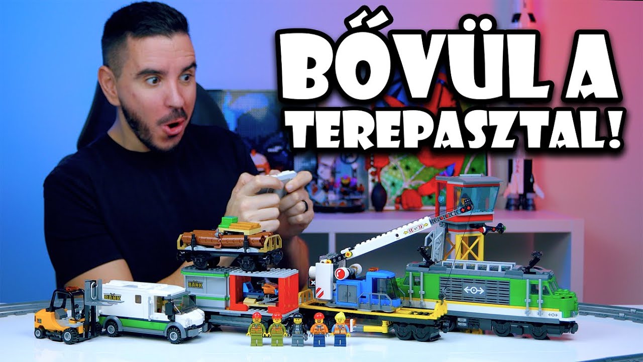 Távirányítású Tehervonat! || LEGO 60198 City Tehervonat