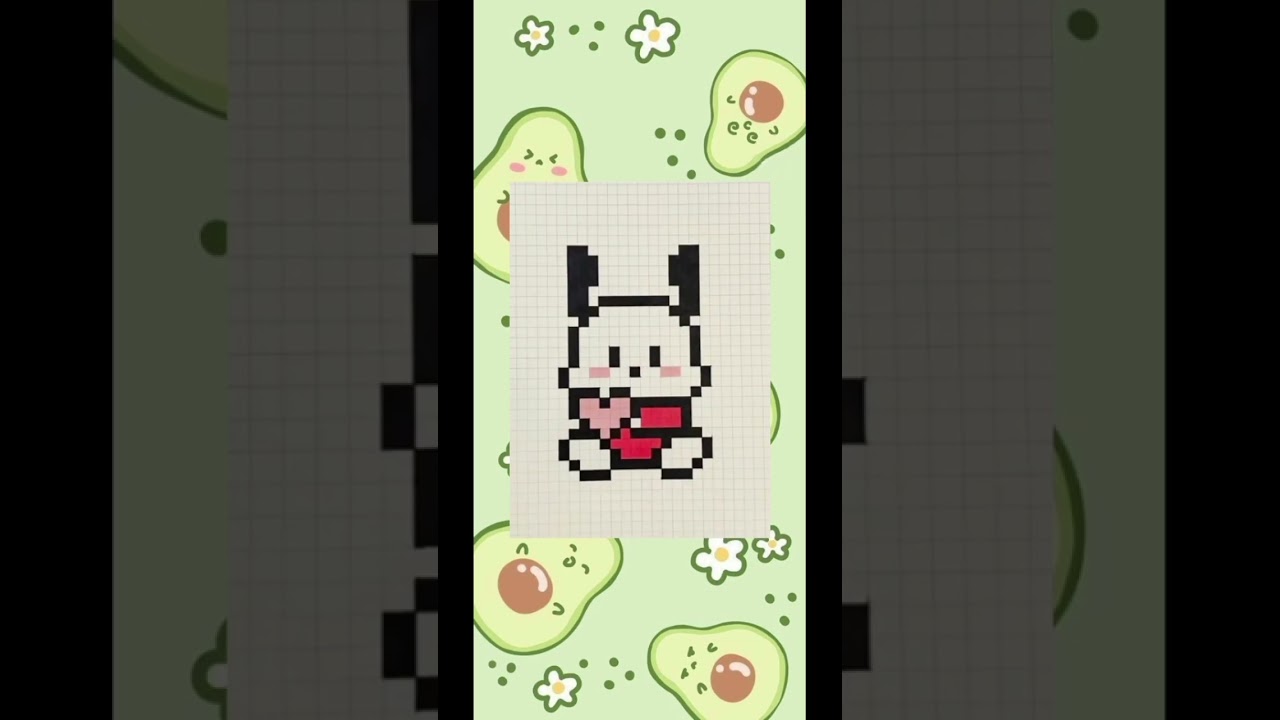 🌷dibujos pixelados para hacer .🌷