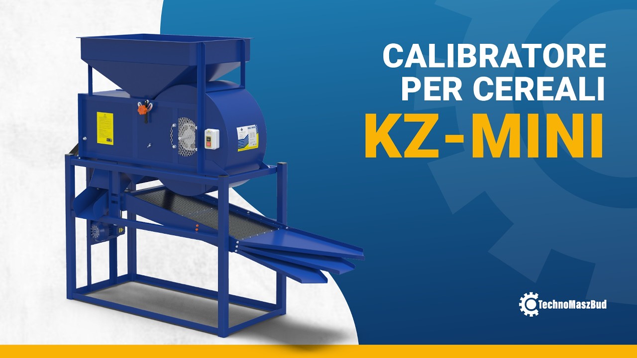 Calibratore–ventilatore per cereali KZ-MINI – pulizia, selezione e calibrazione dei semi di girasole