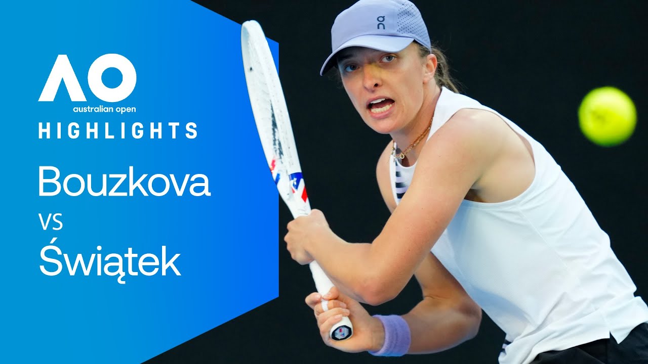 Marie Bouzkova - Iga Świątek | #AusOpen2026 | 2. runda