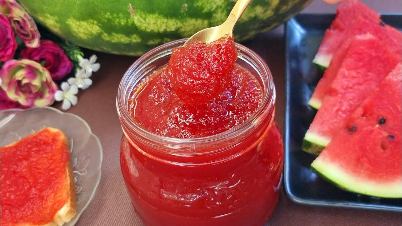 Marmalada e veçantë prej Shalqirit🍉 Sekretet🤫si ta lidhim..si te ruajmë ngjyren 💯Watermelon Jam🌟