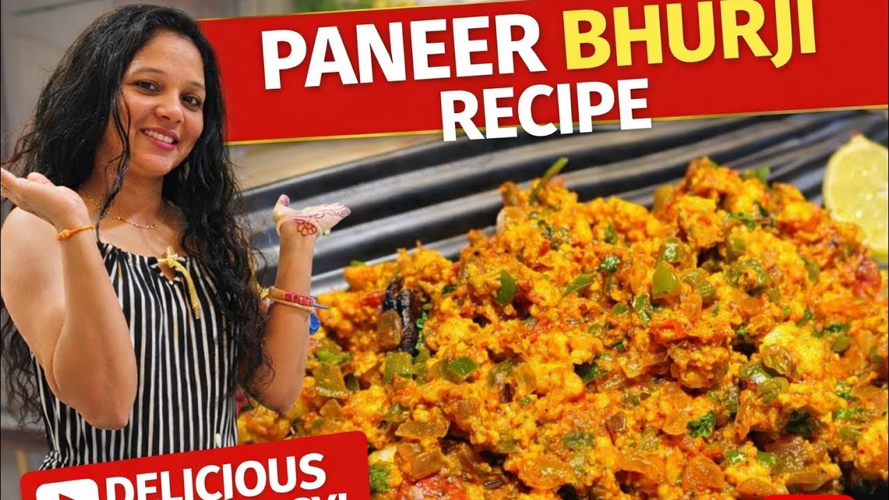 Paneer bhurji recipe|Paneer bhurji dhaba style|Paneer bhurji kaise banaen|bhurji@channugohil8718 