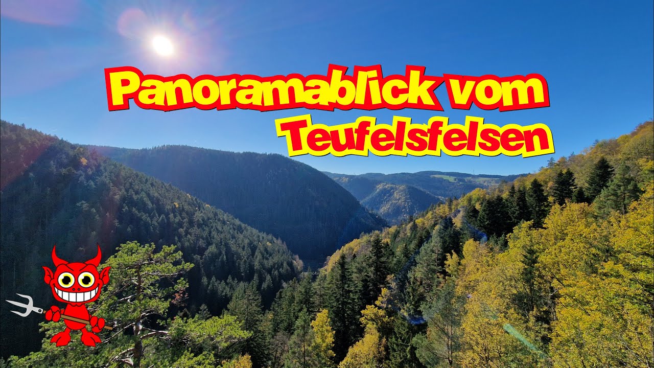 Wilde Gratkraxelei auf dem TEUFELSFELSEN zu Triberg-Gremmelsbach 🌲🍁😎👌