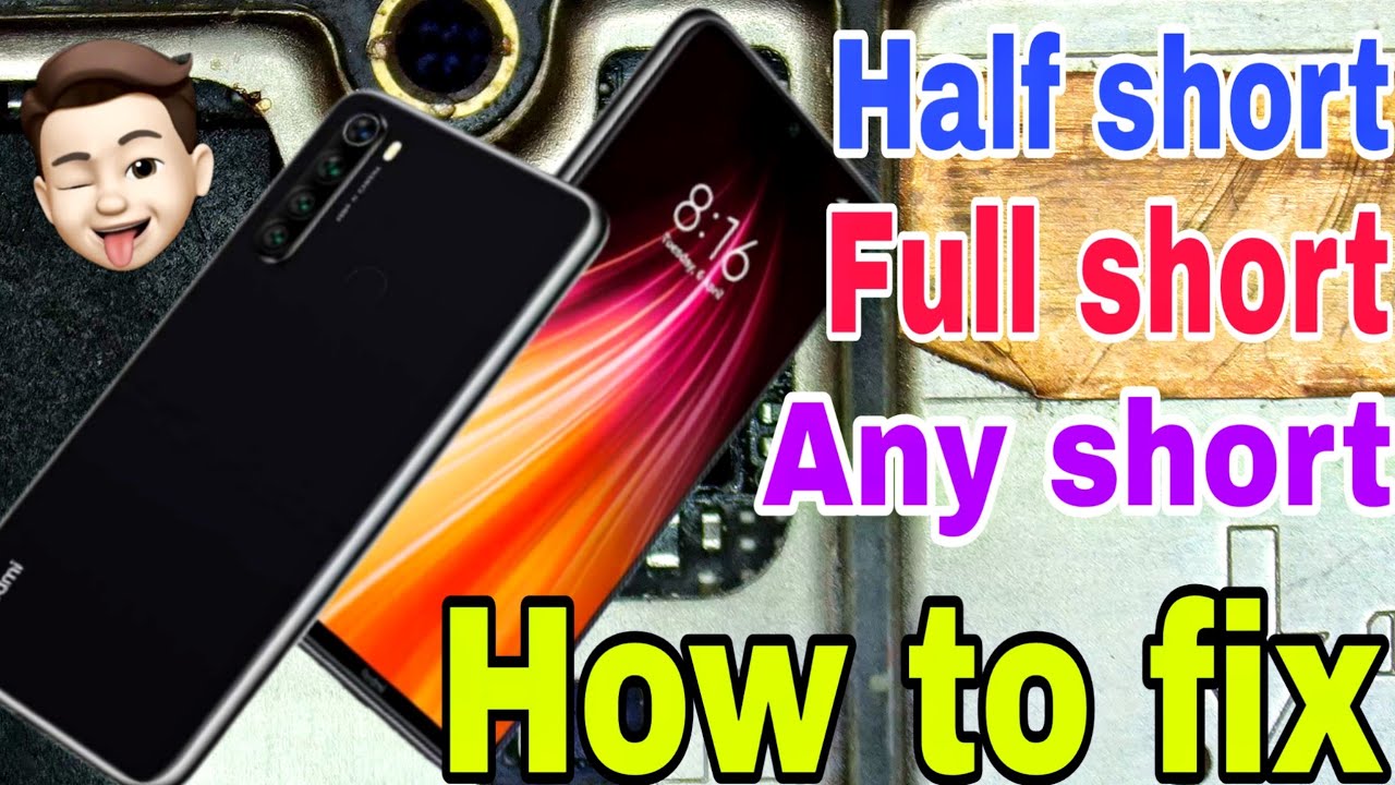 Half short and full short phone repair full details | Redmi Note 8 Not Turning On Fix