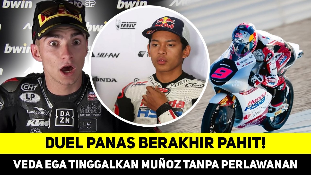 PADDOCK PANAS! Veda Ega Bikin Muñoz Menyerah, KTM Ikut Terpukul 😱🔥