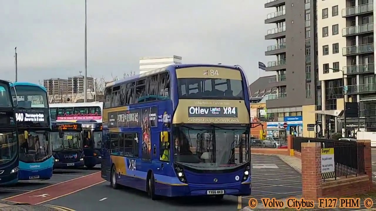 Buses around Leeds City Centre March 2017