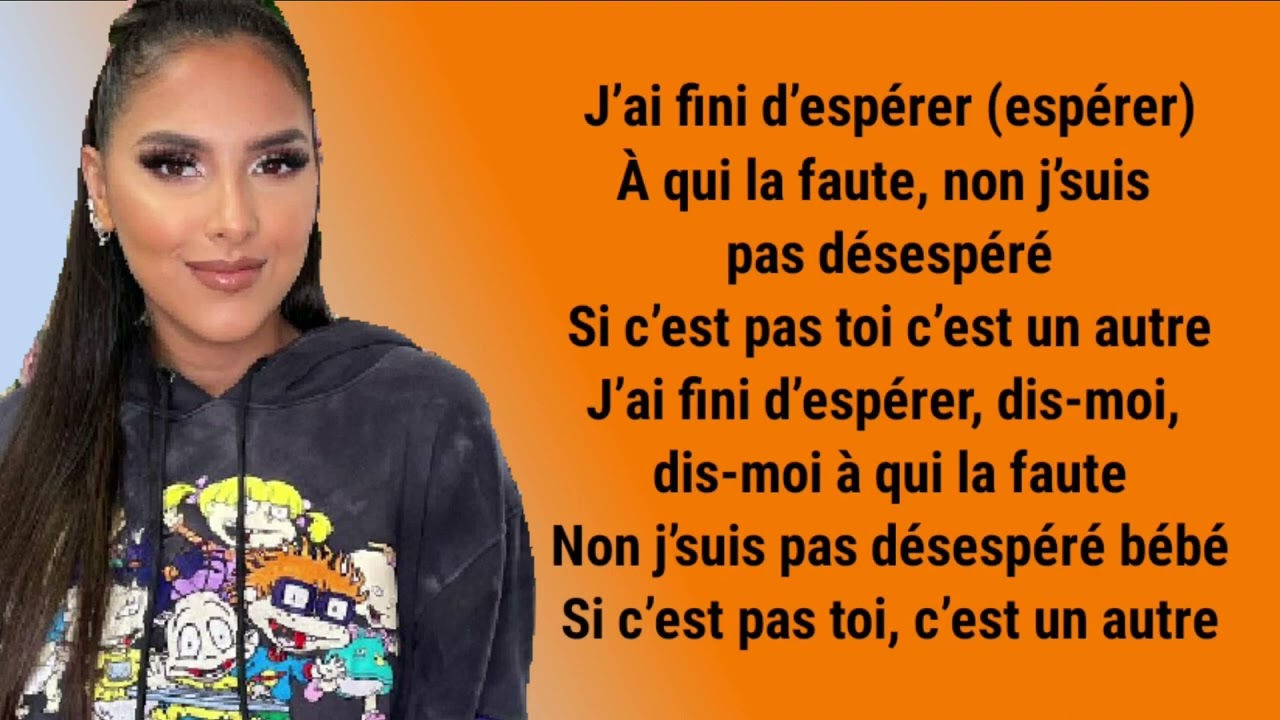 Lynda - Fini D'esp&eacute;rer (paroles)