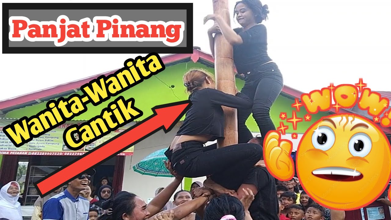 lomba Panjat Pinang 17 Agustus seruuu, nyesel gak nonton