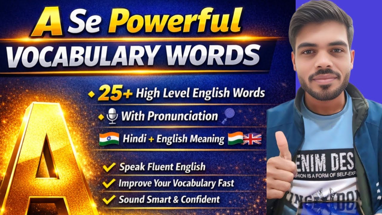 VOCABULARY WORDS FROM 'A' ✨💫 #vocabulary #english #englishgrammar #subscribe #like #video #share 