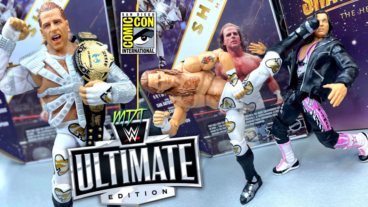 SDCC WWE ULTIMATE EDITION SHAWN MICHAELS FIGURE REVIEW!