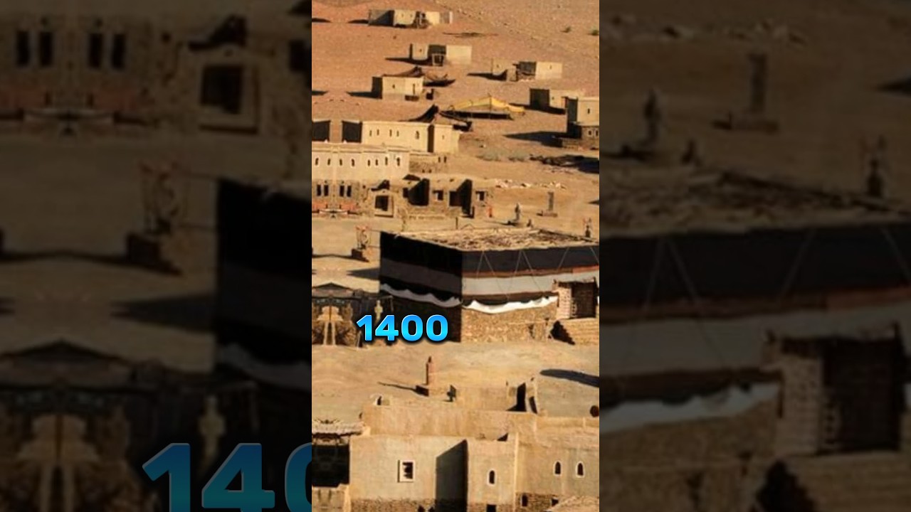 Makkah from 1400 to 2023 #islam #shorts #makkah #mecca