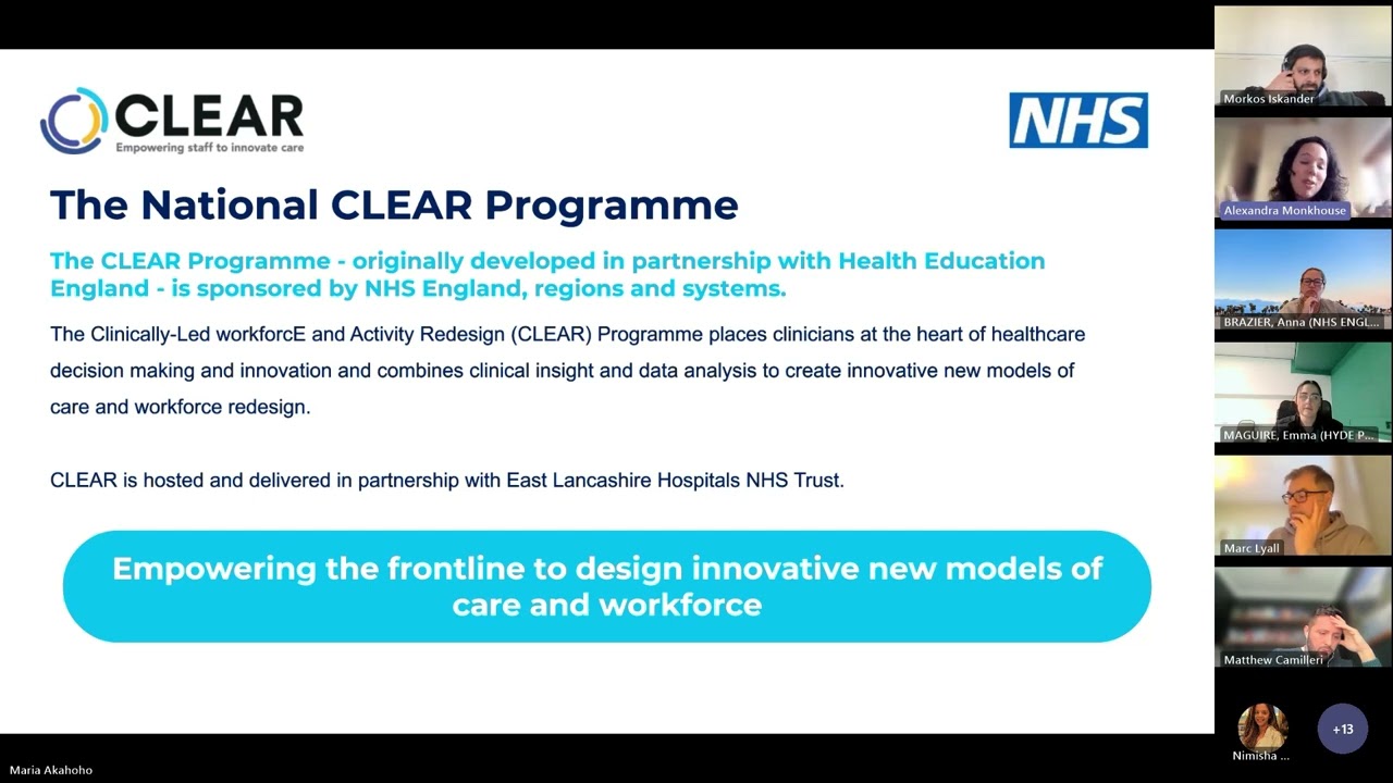 CLEAR Community of Practice and Associate Pool