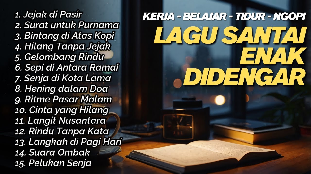 Kumpulan Lagu Santai Terbaik | Dijamin Tenang & Enak Didengar