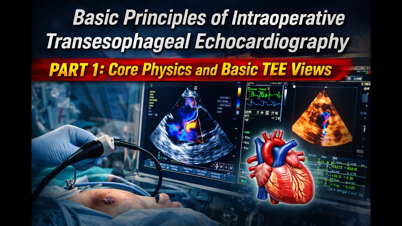 112🧭 [TEE Review 1] Principles of Periop. Transesophageal Echocardiography🎯Physics & Basic Views 🫀