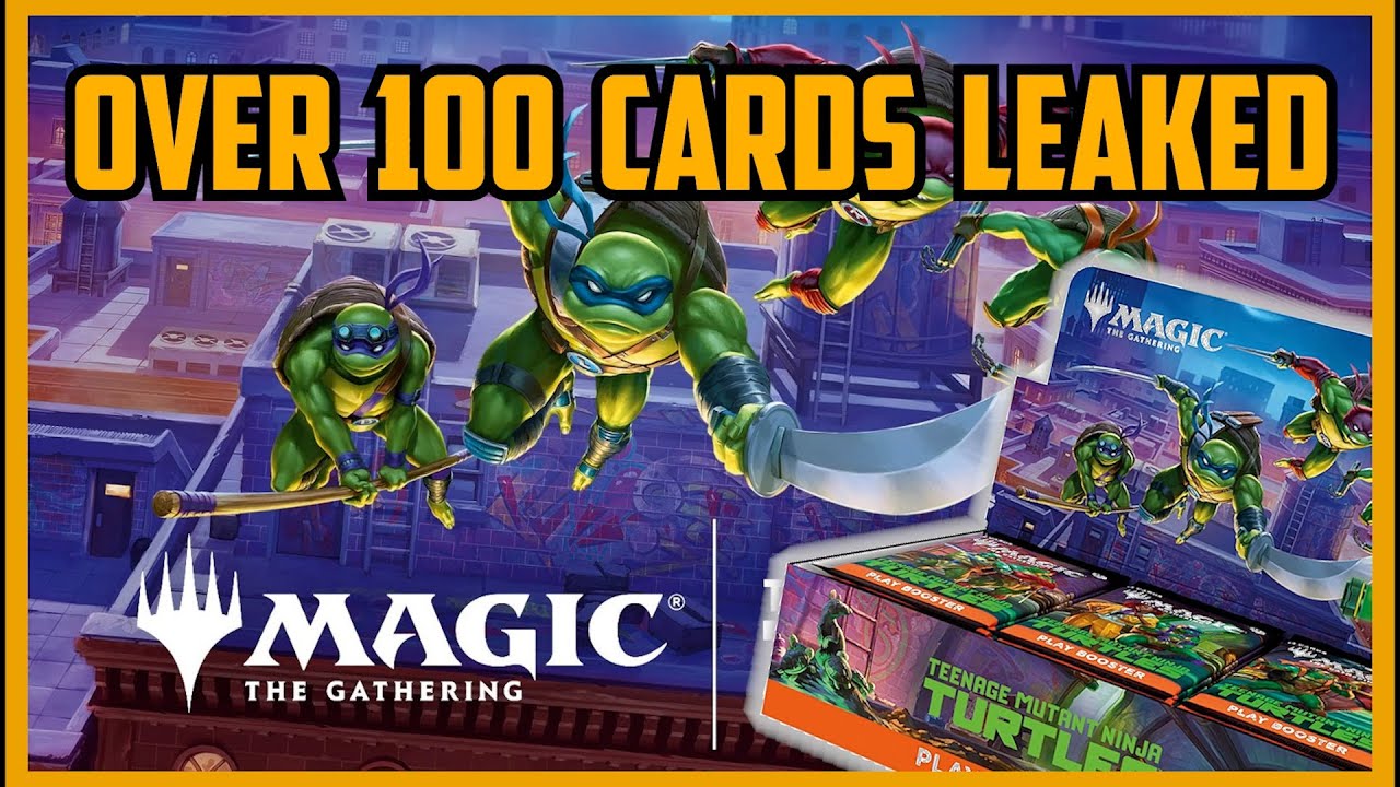 Первый взгляд на все просочившиеся в сеть карты TMNT X MTG | Обзор более 100 карт