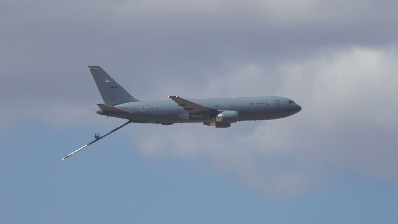 KC-46 Pegasus Tanker. Nellis AFB. Friday 2025. 4K 60fps.
