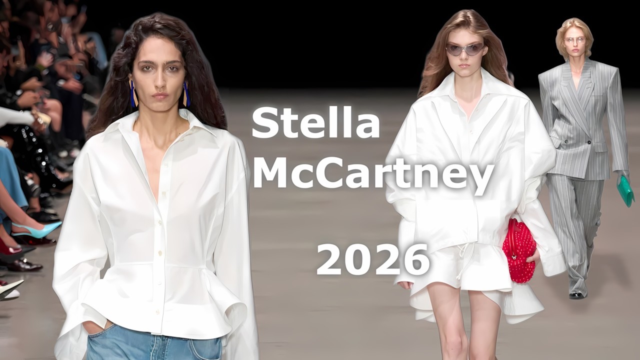 Stella McCartney Мода весна-лето 2026 в Париже | Стильная одежда и аксессуары