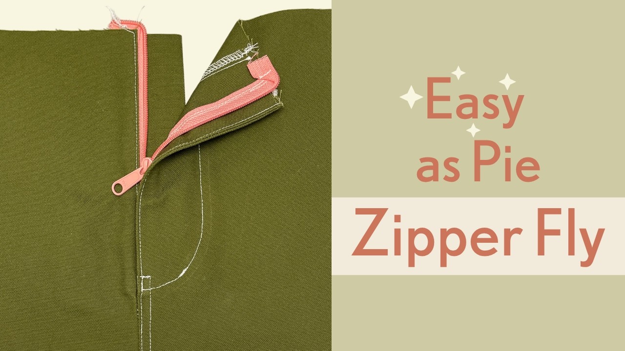 How to sew a Zipper Fly, stress-free