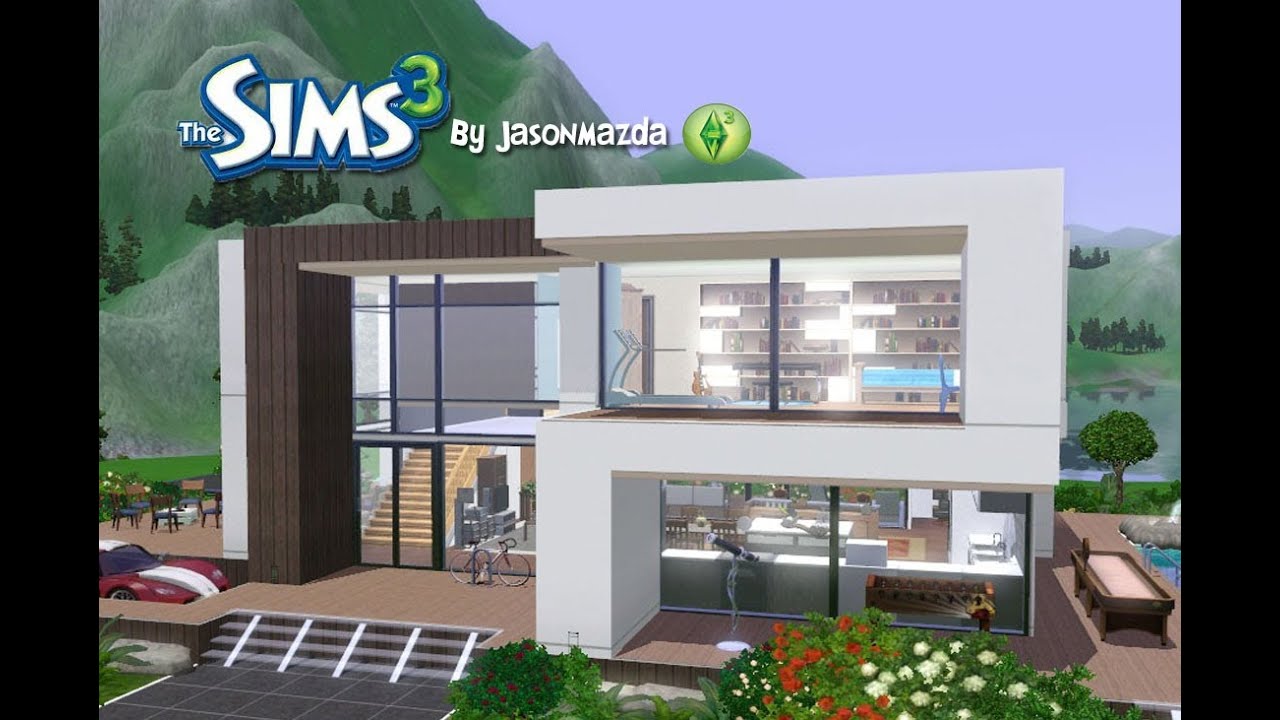 The Sims 3 House Designs - Modern Villa