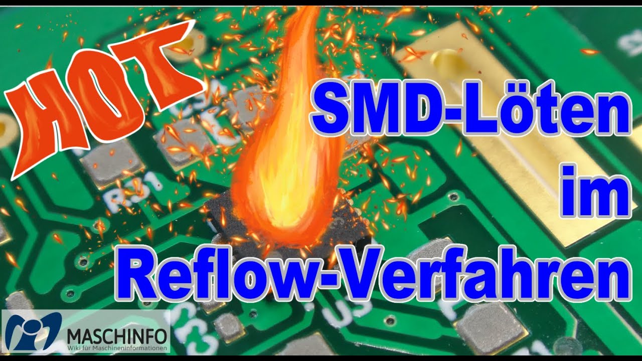 Platinenbestückung SMD und Reflow-Löten
