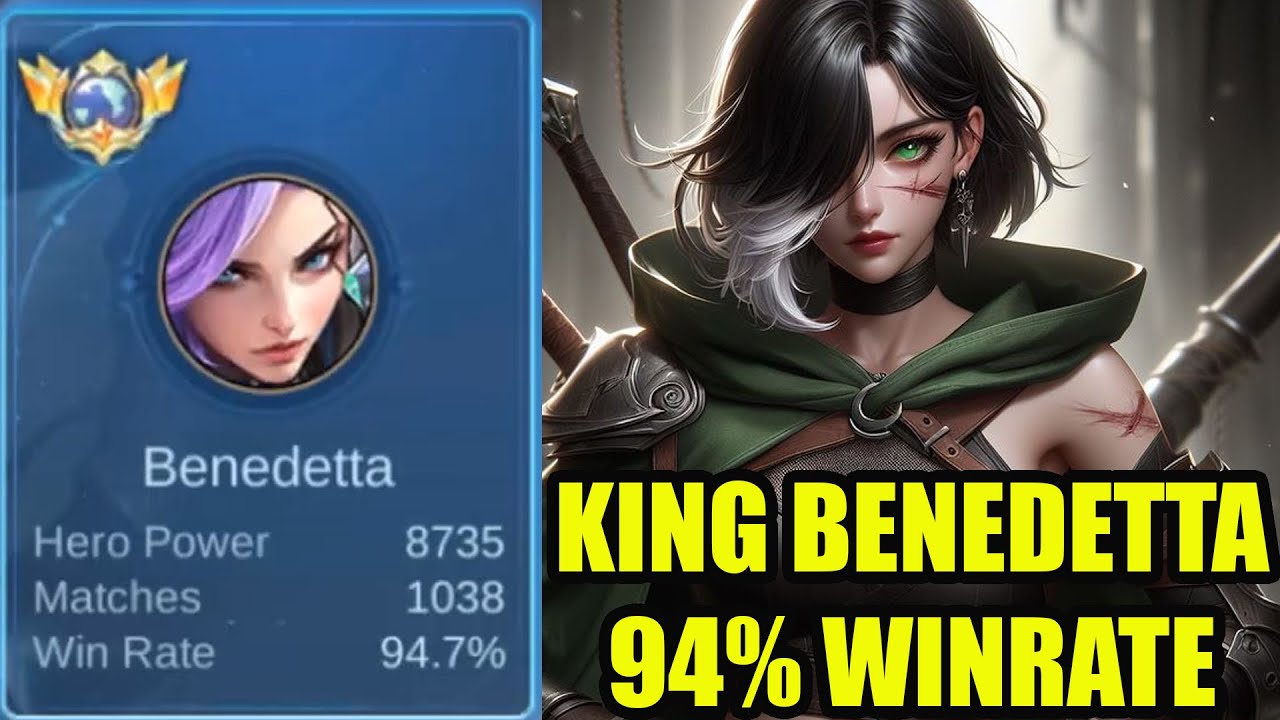 RAJA BENEDETTA 94% WINRATE PENASARAN SAMA SKILL NYA REAL ATAU CHEAT? - BENEDETTA MOBILE LEGENDS