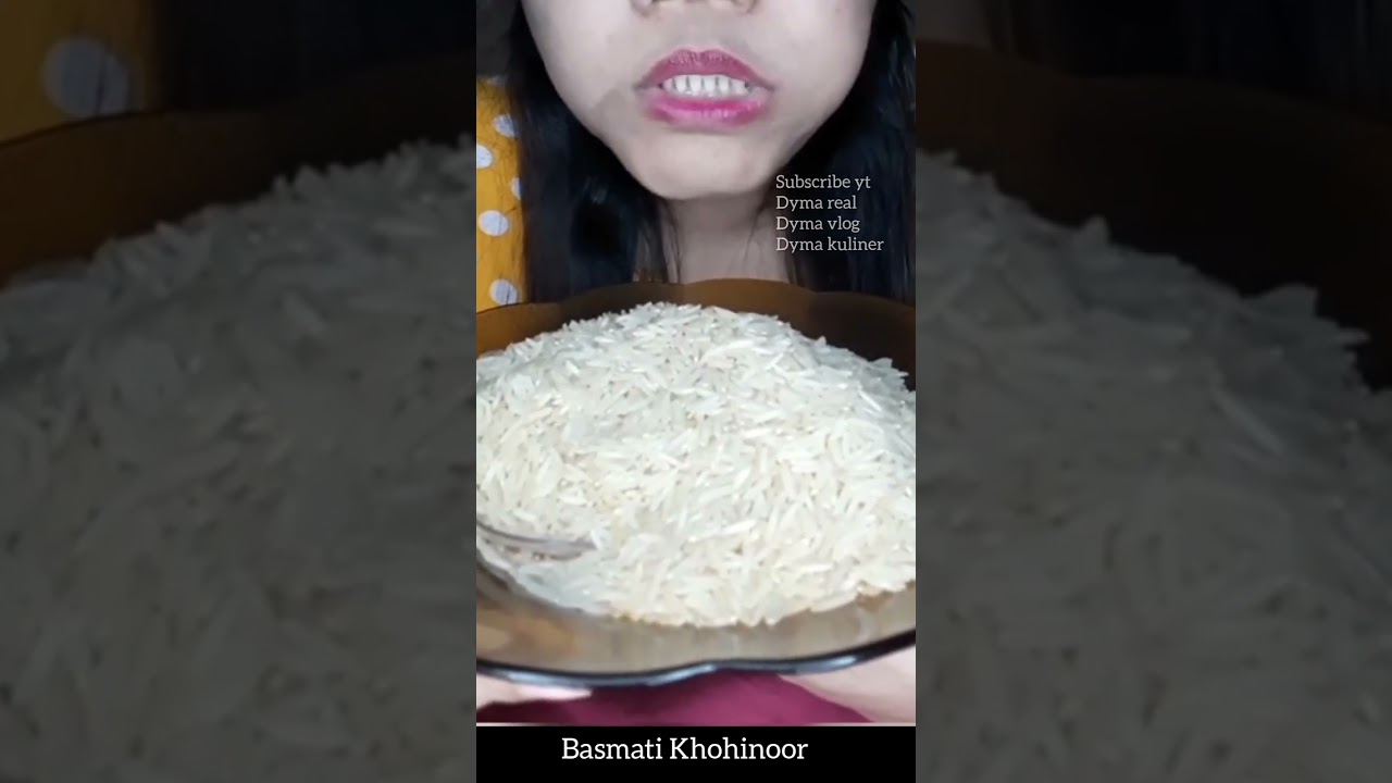 Dyma kuliner 💕kompilasi DiPiring💕 makan beras mentah💕#asmr #mukbang @Dymareal 