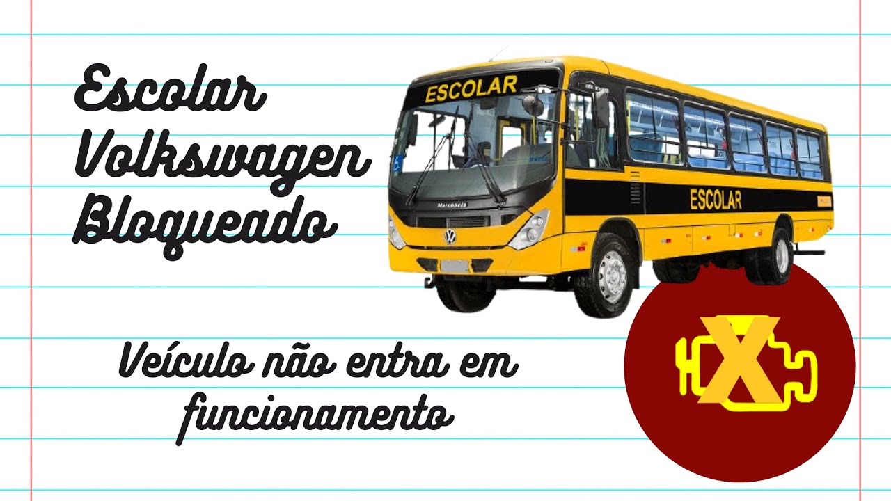 Ônibus Man Bloqueado - Não dá Partida