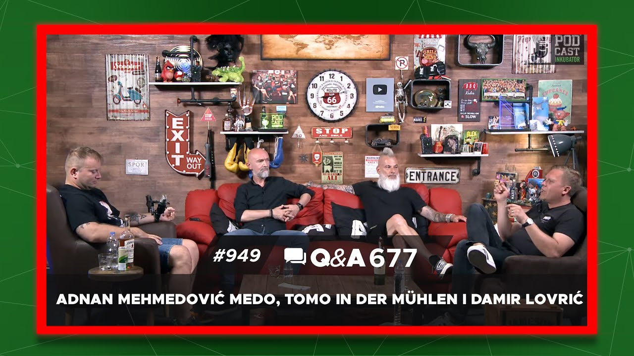 Podcast Inkubator #949 Q&A 677 - Adnan Mehmedović Medo, Tomo in der Mühlen i Damir Lovrić