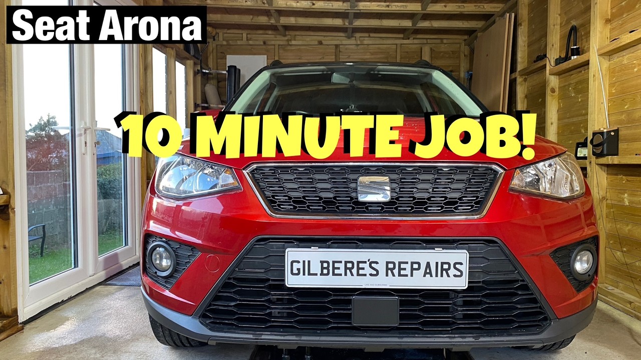 Seat Arona headlight bulb replacement