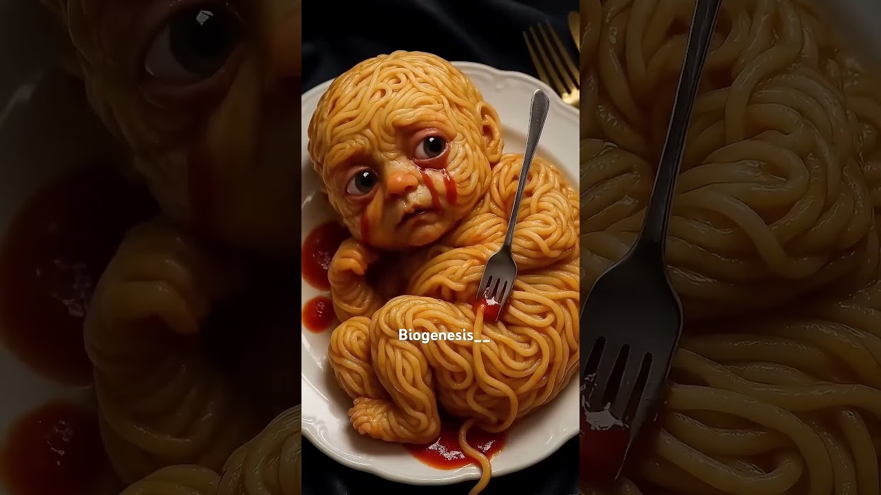 fluffy noodles 👶🏻🍝 #funny #shorts #baby
