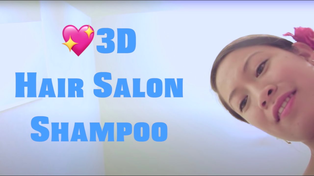 ASMR *3D* 💇🏼Hair Salon ~ Shampoo ~ Haircut ~ Blowdry ~ Curling ~ Styling