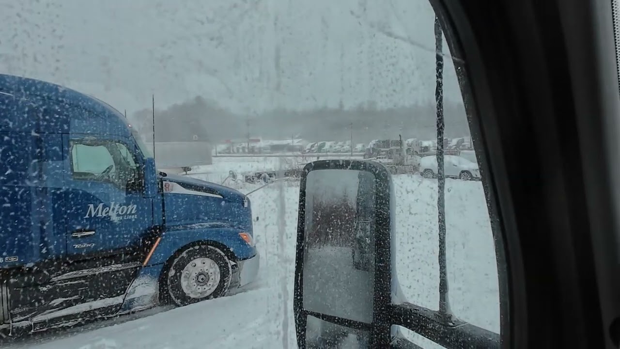 PA Snow Day, December, Flatbed, OTR