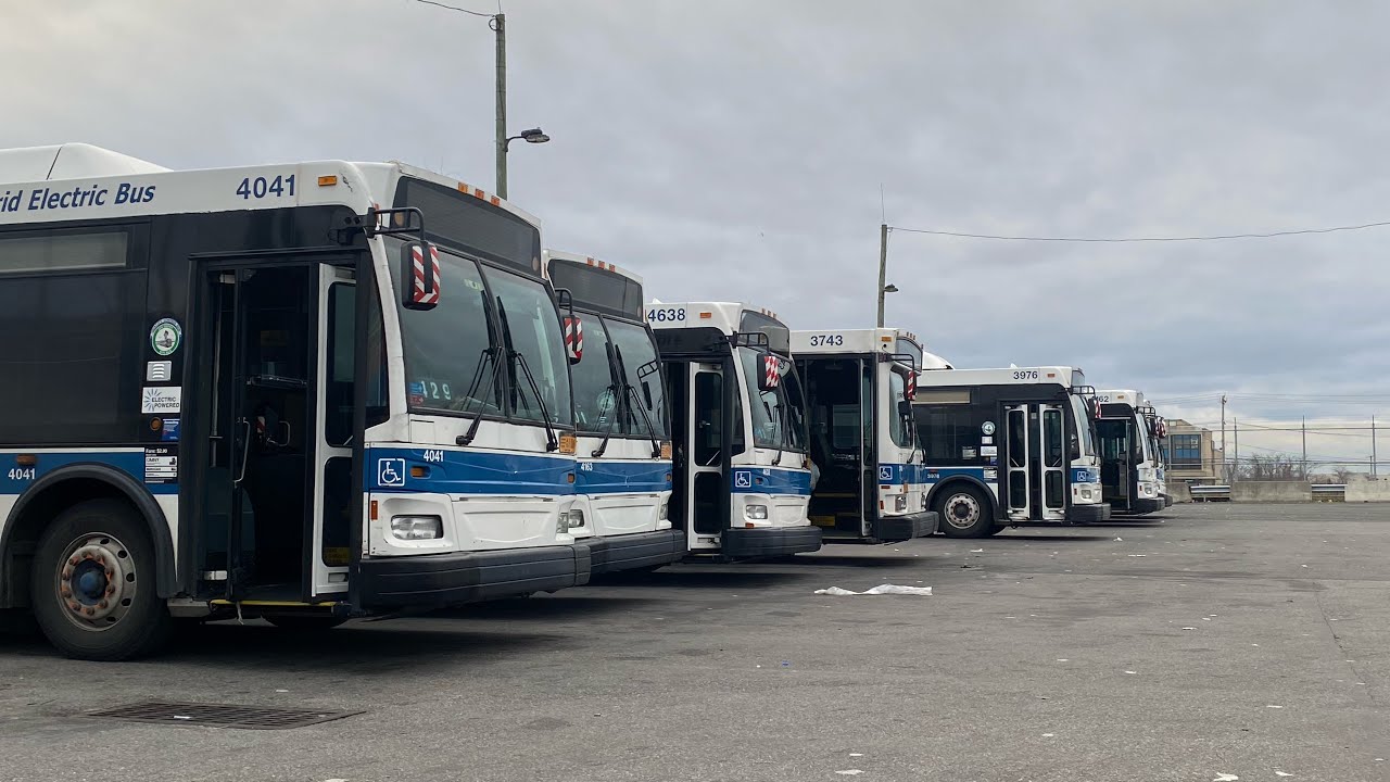 MTA Bus & NICE: Bus Action in Various Locations in the Rockaways