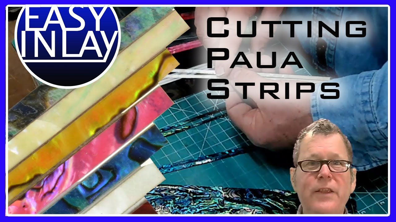 Hand-Cutting Paua Abalone Strips | Easy Inlay Showcase