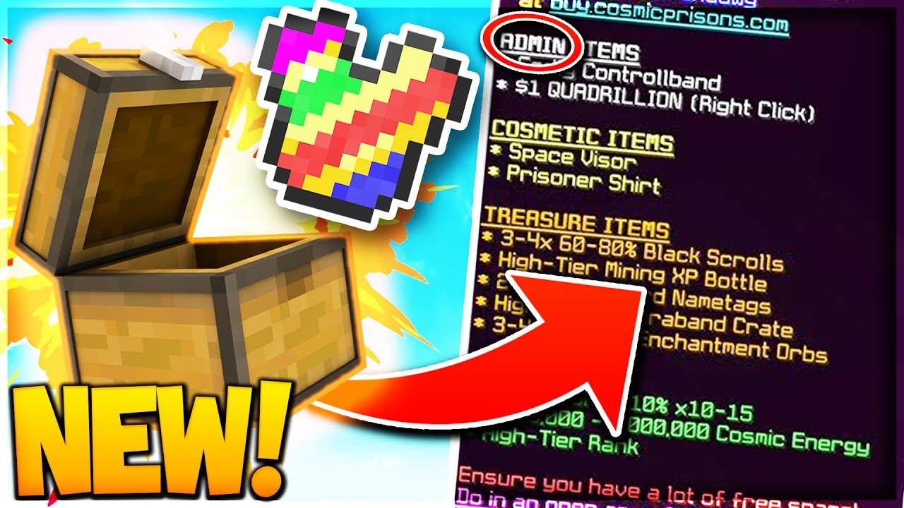 NEW JUNE CC MONTHLY CRATE OPENING!! | Minecraft COSMIC PRISONS #3 (VALRON PLANET)