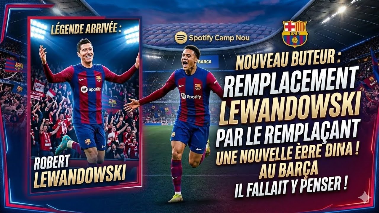 Barça : remplacer Lewandowski par le remplaçant de Haaland, il fallait y penser
