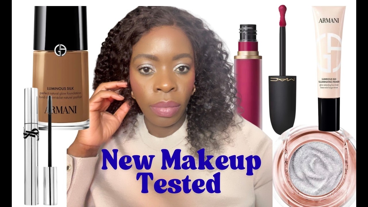 NEW MAKEUP REVIEW ⎸ ARMANI Luminous Silk Foundation *11.75* + Glow Primer  Loncome Single Eyeshadow