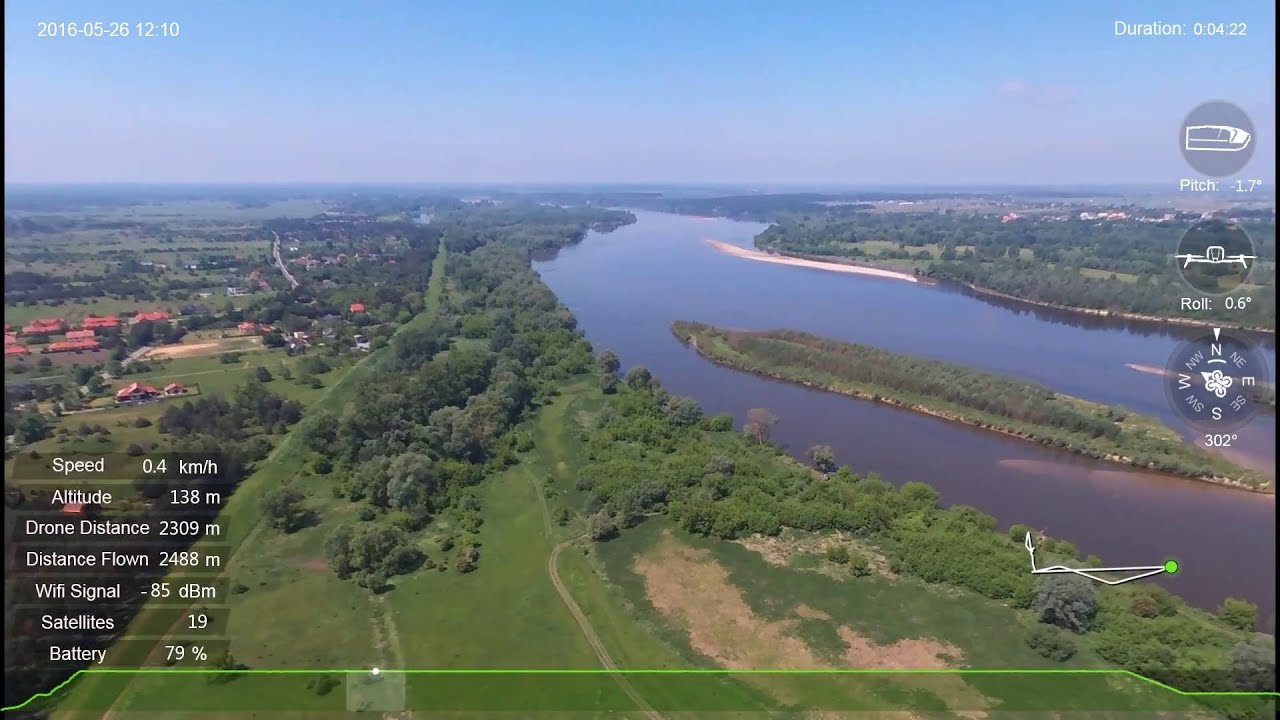 PARROT BEBOP 2 RANGE TEST on WiFi  2,4GHz SkyControler Test zasięgu