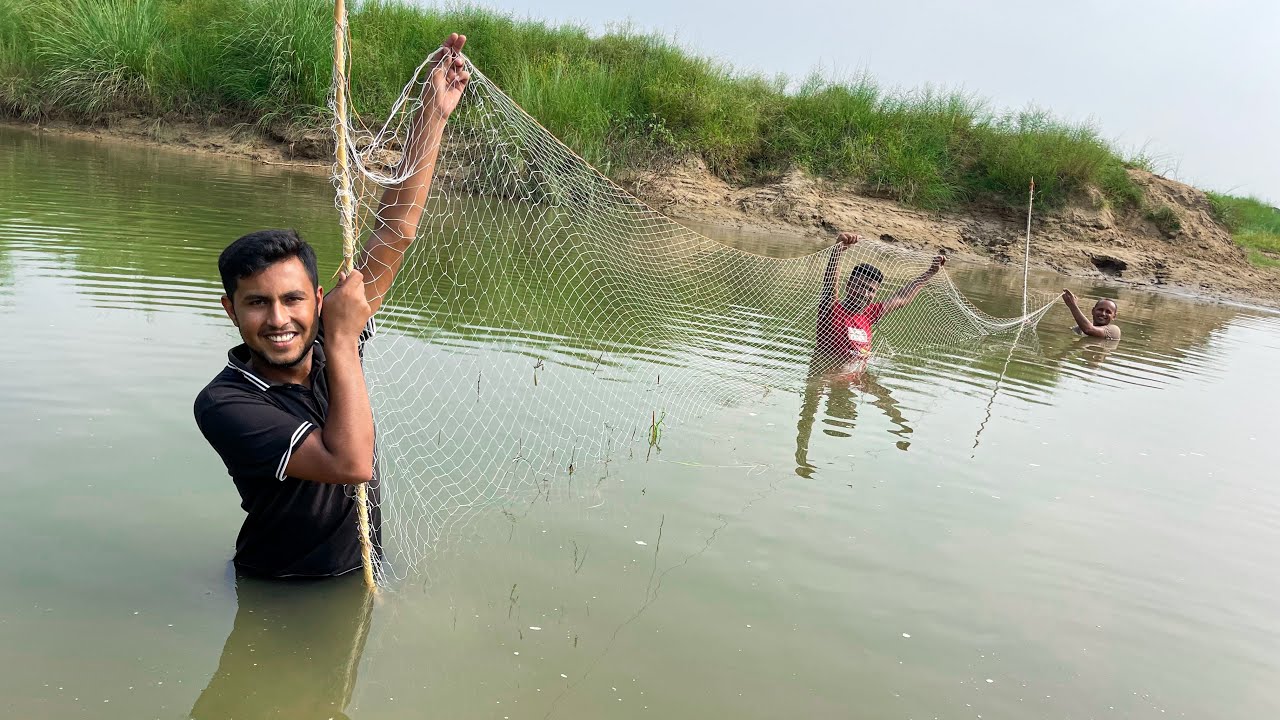 Net Fishing Aisa Socha Nahin Tha Lakin Maza Aya 🐠😅