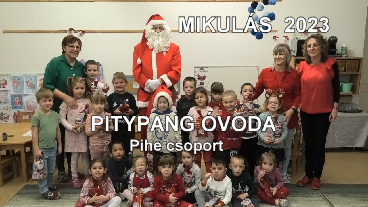Mikulás a hernádi Pitypang óvodában /Pihe csoport/ 2023