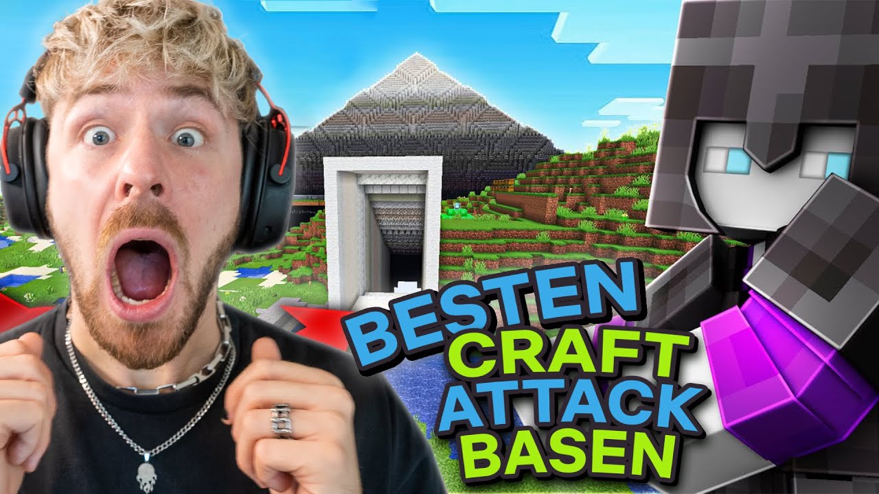 Rewi reagiert auf die BESTEN CRAFTATTACK BASES ALLERZEITEN! (BastiGHG, Spark, Zinus etc)