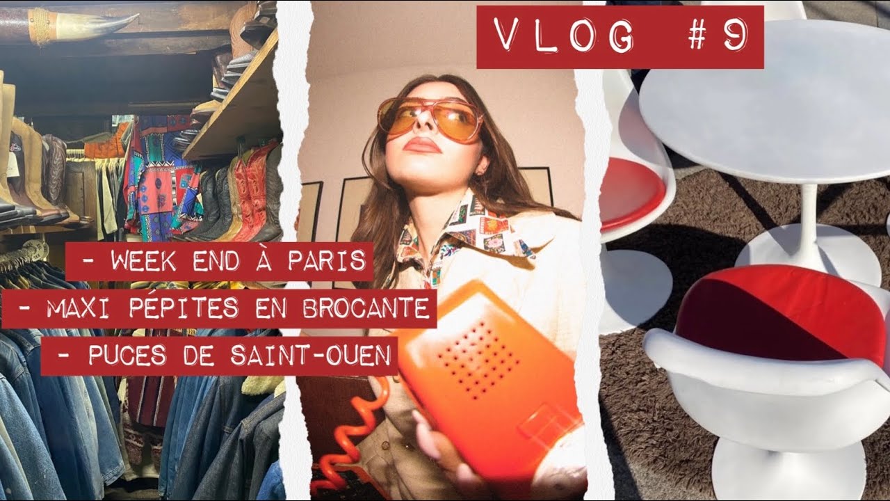Vlog #9 : je passe mon temps en brocante 😅
